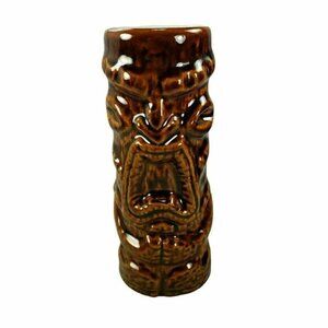 Kon Tiki Restaurant Mug Fierce Daga Hawaii Sheraton Waikiki Stephen Crane Vintge